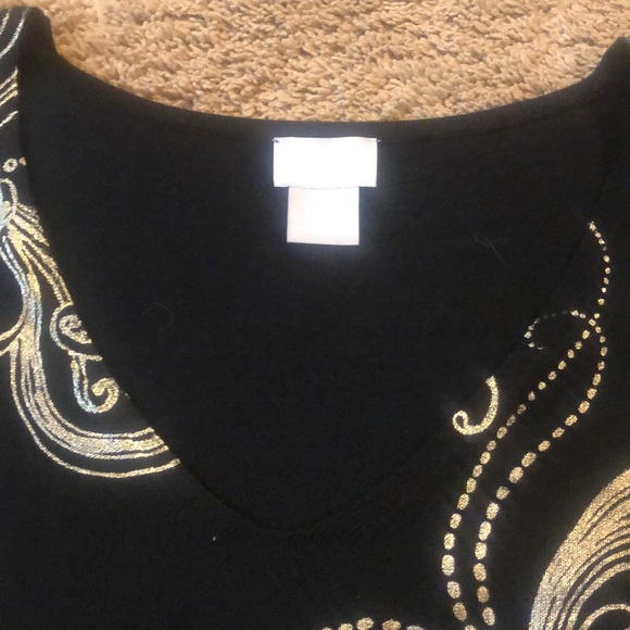 Chicos Womans Pullover Sweater Size 2. Never worn with tags. - Picture 3 of 6